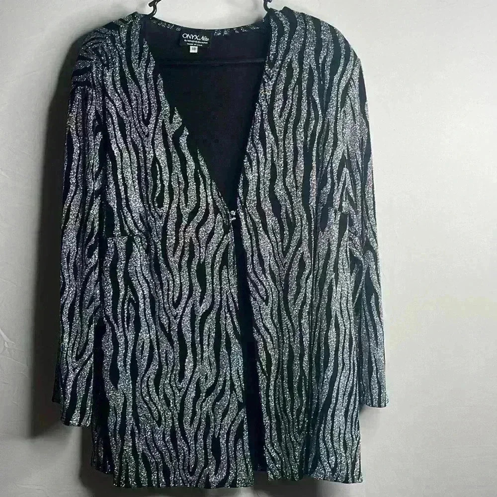 Onyx Nite by Wendy Chaitin size 18 gorgeous women’s jacket.
